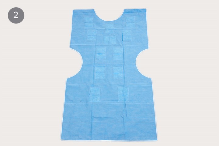 A BARRIER EasyWarm takaró alkalmazásának 2. lépése